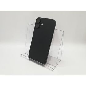 【中古】Apple 国内版 【SIMフリー】 iPhone 16 Plus 128GB ブラック MXVA3J/A【大宮東口】保証期間１ヶ月【ランクC】