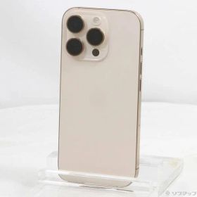 〔中古品〕 iPhone16 Pro 256GB デザートチタニウム MYN23J／A SIMフリー【297】