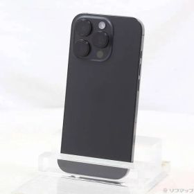 〔中古品〕 iPhone16 Pro 256GB ブラックチタニウム MYN03J／A SIMフリー【276】