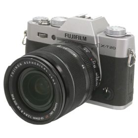 【FUJIFILM】富士フイルム『FUJIFILM X-T20 レンズキット / シルバー』2017年2月発売 ミラーレス一眼カメラ 1週間保証【中古】