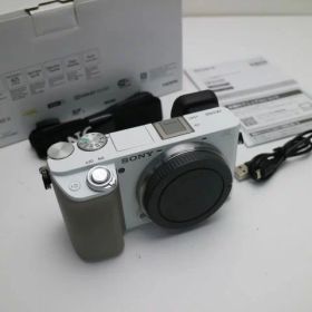 【中古】新品同様 α6100 ILCE-6100ホワイト 中古 本体 土日祝発送OK