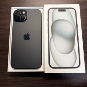 Apple iPhone 15 ブラック 本体 充電ケーブル付き