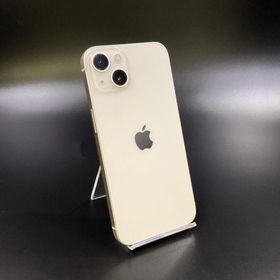 アップル(Apple)の【全額返金保証】【最速発送】Apple iPhone iPhone 13 128GB スターライト au 動作確認済(スマートフォン本体)