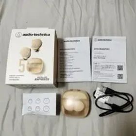 【美品】ATH-CKS50TW2 ワイヤレスイヤホン ベージュ