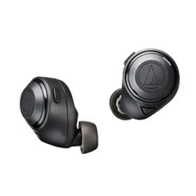 オーディオテクニカ ATH-CKS50TW BK ワイヤレスイヤホン bluetooth/ワイヤレスイヤホン ノイズキャンセリング 重低音 / 最大約50時間再生 /イヤホン20時間再生 / 通話品質強化/ノイズキャンセル/ヒアスルー/低遅延モード/aptX
