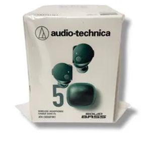 【新品未開封】オーディオテクニカ ATH-CKS50TW2 GR(E) ワイヤレスイヤホン Bluetooth 5.3 ノイズキャンセリング 重低音 LE Audio対応 オリジナルステッカー付き
