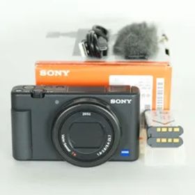 [良品 | バッテリー2個付] SONY VLOGCAM ZV-1 B ブラック | コンパクトデジタルカメラ