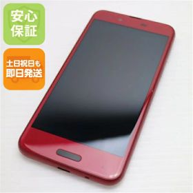 【中古】 超美品 SHV40 AQUOS sense レッド スマホ 安心保証 即日発送 スマホ 中古本体 白ロム 中古 au SHARP 土日祝発送OK