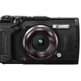 OM SYSTEM/オリンパス OLYMPUS デジタルカメラ Tough TG-6 ブラック 1200万画素CMOS F2.0 15m 防水 100kgf耐荷重 GPS 内蔵Wi-Fi TG-6BLK