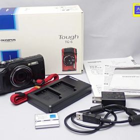 OLYMPUS オリンパス コンパクトデジタルカメラ Tough TG-6 ブラック ジャンク品 【送料無料】 D-2475【質屋出品】