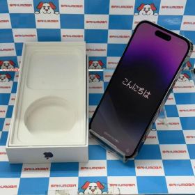 【中古】即日発送可iPhone14 Pro 256GB ディープパープル MQ1E3J/A SIMフリー