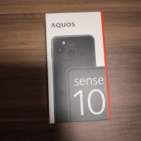 シャープ(SHARP)の新品未使用 AQUOS sense10 6GB/128GB フルブラック(スマートフォン本体)
