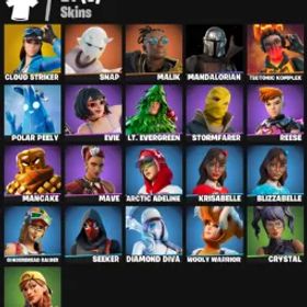 【21 スキン】 (pc/xbox) オーラ |クリスタル |クラウドストライカー |スナップ |マリク |マンダロリアン |テクトニック・コンプレックス |極地の ピーリー |イーヴィー
