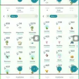 💥 【65 LV] 🔥 4.4M ダスト |⚡️ 44倍 色違い |⚡️チームなし |