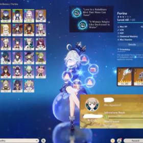 アジア/AR52/10 伝説/2 武器/フリーナ C2/フリン/夜蘭/Keqing/ジャン