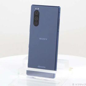 【中古】SONY(ソニー) Xperia 5 64GB ブルー SO-01M docomoロック解除SIMフリー 【262-ud】