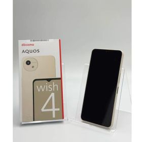 【中古A】AQUOS wish4 SH-52E ホワイト バッテリー【80％以上】 SIMフリー 白ロム