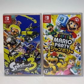 ニンテンドースイッチ(Nintendo Switch)のスプラトゥーン３ & スーパー マリオパーティ ジャンボリー(家庭用ゲームソフト)