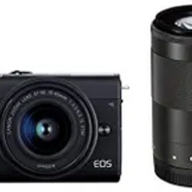 【中古】Canon ミラーレス一眼カメラ EOS M200 ダブルズームキット ブラック EOSM200BK-WZK