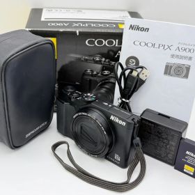 【美品】Nikon COOLPIX A900 ブラック オマケ付 ニコン クールピクス デジタルカメラ 光学35倍ズーム