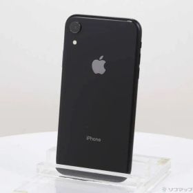 〔中古品〕 iPhoneXR 64GB ブラック MT002J／A SIMフリー【344】