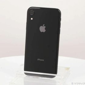 〔中古品〕 iPhoneXR 64GB ブラック MT002J／A SIMフリー【305】