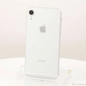 〔中古品〕 iPhoneXR 64GB ホワイト MT032J／A SIMフリー【305】