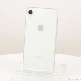 〔中古品〕 iPhoneXR 64GB ホワイト MT032J／A SIMフリー【196】