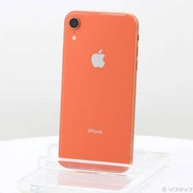 〔中古品〕 iPhoneXR 64GB コーラル MT0A2J／A SIMフリー【295】