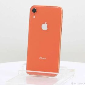 〔中古品〕 iPhoneXR 64GB コーラル MT0A2J／A SIMフリー【269】