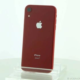 〔中古品〕 iPhoneXR 64GB プロダクトレッド NT062J／A SIMフリー【258】