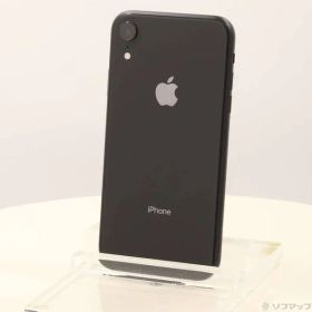 〔中古品〕 iPhoneXR 64GB ブラック MT002J／A SIMフリー【276】