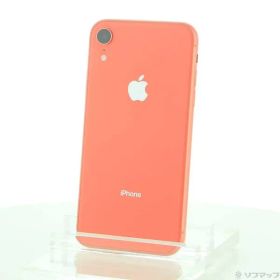〔中古品〕 iPhoneXR 128GB コーラル MT0T2J／A SIMフリー【258】