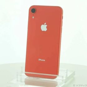 〔中古品〕 iPhoneXR 128GB コーラル MT0T2J／A SIMフリー【269】