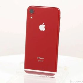 〔中古品〕 iPhoneXR 128GB プロダクトレッド MT0N2J／A SIMフリー【196】
