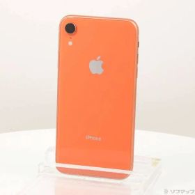 〔中古品〕 iPhoneXR 128GB コーラル MT0T2J／A SIMフリー【269】