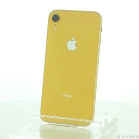 〔中古品〕 iPhoneXR 128GB イエロー MT0Q2J／A SIMフリー【258】