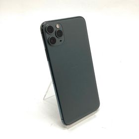アップル(Apple)の【全額返金保証】【最速発送】Apple iPhone iPhone 11 Pro Max 64GB ミッドナイトグリーン Softbank 動作確認済(スマートフォン本体)