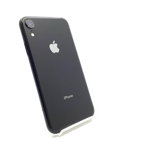 アップル(Apple)の【全額返金保証】【最速発送】Apple iPhone iPhone XR 64GB ブラック docomo SIMフリー 動作確認済(スマートフォン本体)