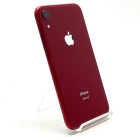 アップル(Apple)の【全額返金保証】【最速発送】Apple iPhone iPhone XR 64GB (PRODUCT)RED au 動作確認済(スマートフォン本体)