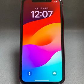 美品 国内版 SIMフリー iPhoneXR 64GB レッド色