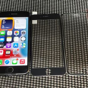 N104 iPhone 7 32GB ブラック SIMフリー フィルム2枚付き