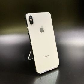 iPhone XS Max 256GB シルバー au 白ロム 動作確認済 84%【全額返金保証】【最速発送】