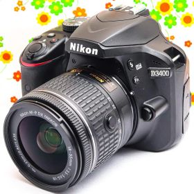 Nikon D3400 ☆初心者向け一眼レフ☆軽量＆高画質！☆スマホに転送可