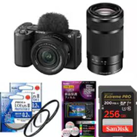 【安心セット 256GB】 [ソニー ZV-E10M2X ブラック + メモリー + フィルターセット]