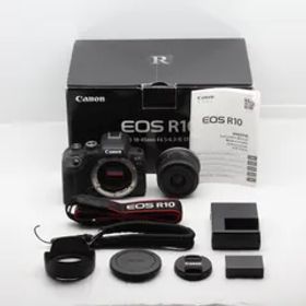 【美品】Canon キャノン ミラーレス一眼カメラ EOS R10 レンズキット(RF-S18-45) JS129-00779