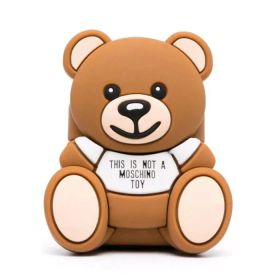 【クリスマス】 【最短即日発送】 MOSCHINO TEDDY BEAR AIRPODS CASE モスキーノ テディベア エアポッズ ケース ユニセックス メンズ レディース ブラウン Air Pods Pro 4 サイズ 小物 雑貨 イヤホン apple オンライン