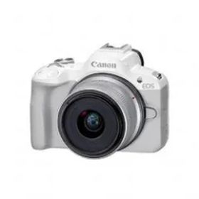 【新品・2営業日で発送】CANON キャノン (キヤノン)Canon EOS R50 (ホワイト〉+RF-S18-45IS STMキット