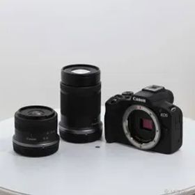 〔中古品〕 EOS R50 ダブルズームキット ブラック【344】