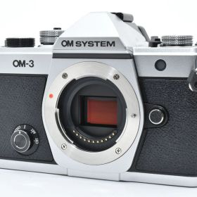 ★極上★ オーエムシステム OM SYSTEM OM-3 ボディ シルバー 《バッテリー付き！》★完動品★ #781P591A509033